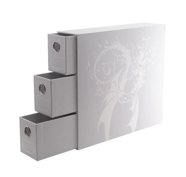 Dragon Shield - Fortress Card Drawers: White - (Dragonshield) - AT-33703