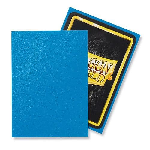 Dragon Shield Deck Protectors - Matte: Sapphire - 100 lommer - Dragonshield - Sleeves #AT-11028