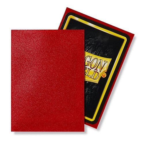 Dragon Shield Deck Protectors - Matte Ruby - 100 lommer - Dragonshield - Sleeves #AT-11037
