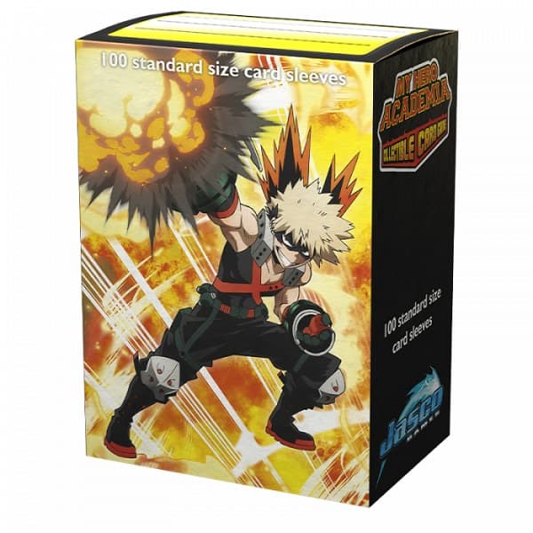 Dragon Shield Deck Protectors - Matte Art Sleeves: My Hero Academia: Bakugo Explode - 100 lommer - Dragonshield - Sleeves #AT-16036