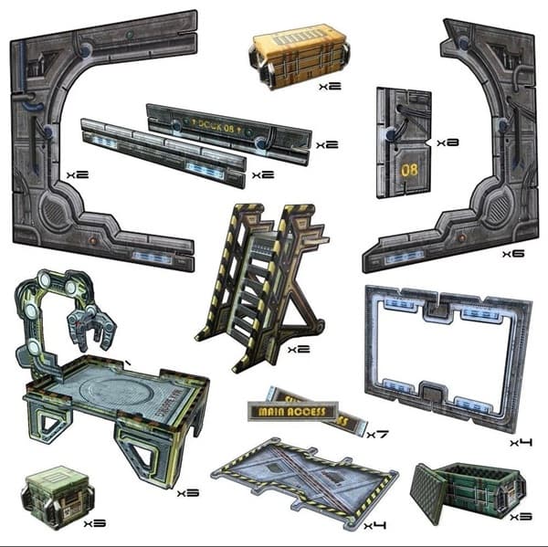 Scenery - Battle Systems (Core Space) - Expansion Set: Arrival Bay