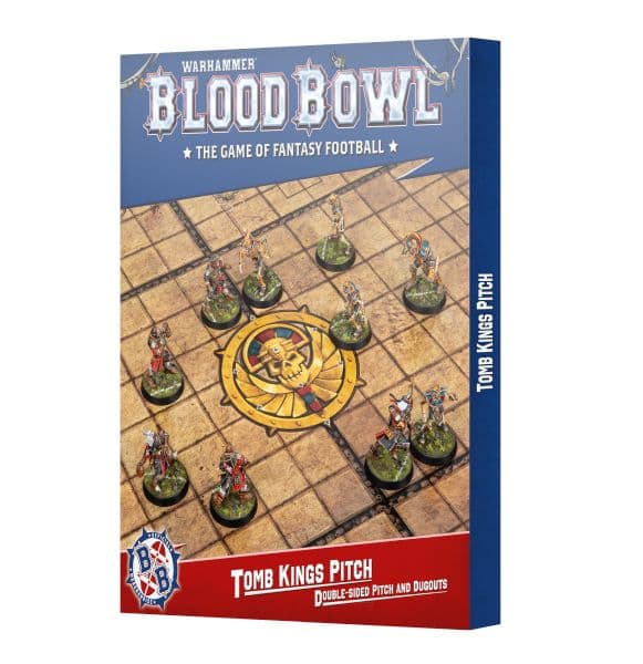 Blood Bowl: Pitch and Dugout Set - Tomb Kings Team (2025) - 99220917002