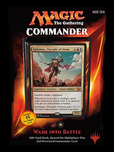 Magic Commander 2015 [EDH] Multiplayer Deck - Rød-Hvid: Wade into Battle - 100 kort - 15 Nye Kort