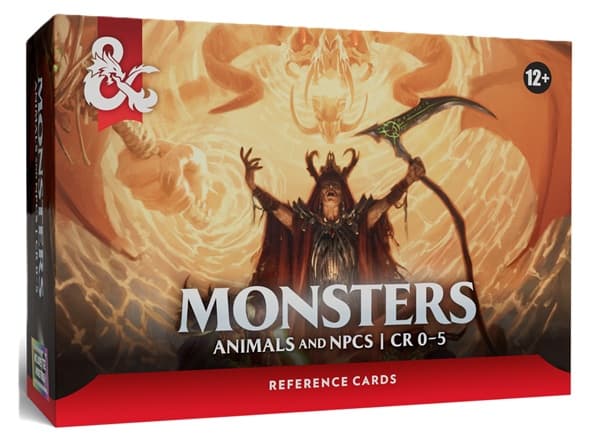 D&D 5.5/5e TilbehÃ¸r - Reference Cards Deck - Monsters: Animals and NPCs (Challenge 0-5) (Trove 6) - Dungeons And Dragons 5th Edition