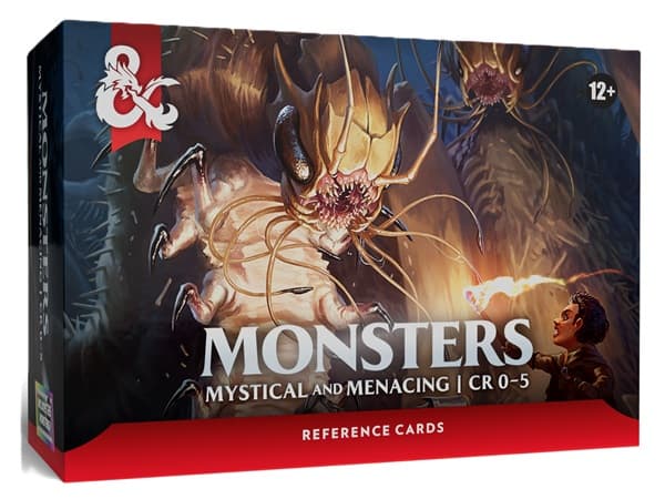 D&D 5.5/5e TilbehÃ¸r - Reference Cards Deck - Monsters: Mystical and Menacing (Challenge 0-5) (Trove 7) - Dungeons And Dragons 5th Edition