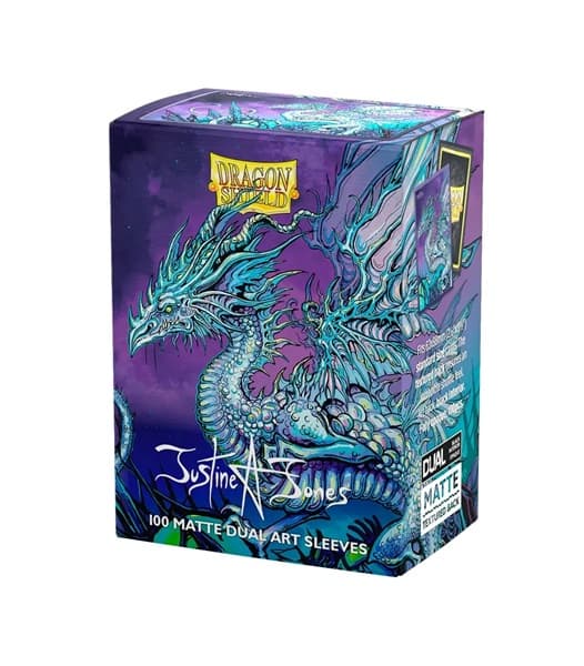 Dragon Shield Deck Protectors - Matte Dual Art Sleeves: The Justhera - 100 lommer - Dragonshield - Sleeves #AT-12189