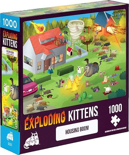 Exploding Kittens: Housing Boom - Puzzle (1000 Pieces)