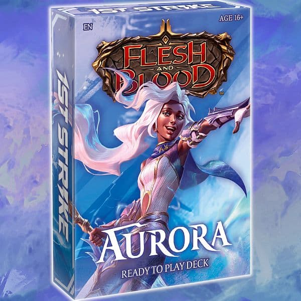 Flesh and Blood TCG: 1st Strike - Blitz Deck: Aurora (Lightning Runeblade)
