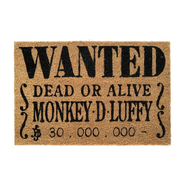 One Piece - Wanted Monkey D. Luffy - Doormat