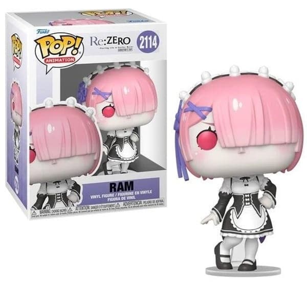 Funko Pop: Re: Zero Starting Life in Another World - Ram #2114 - Animation Vinyl Figure 9cm