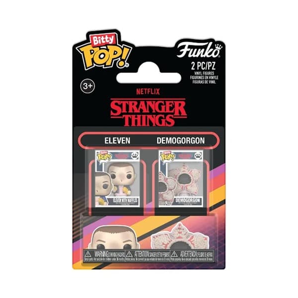 Funko Pocket Pop: Stranger Things - Eleven & Demogorgon - Vinyl Figure 2-Pack 2cm