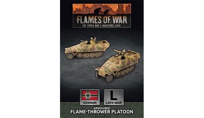 Sd Kfz 251 Flamethrower Platoon (x2 Plastic)