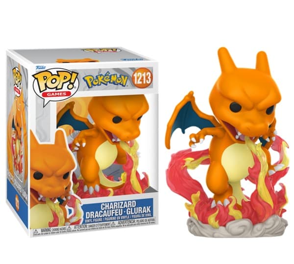 Funko Pop: Pokemon - Charizard #1213 - Premium Games Vinyl Figure 9cm
