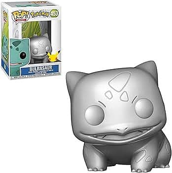 Funko Pop: Pokemon - Bulbasaur (Silver Chrome) Figure 9cm