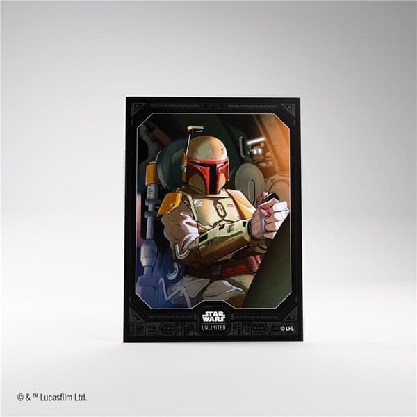 Gamegenic - Star Wars: Unlimited - Jump to Lightspeed - Art Sleeves - Boba Fett (60+1 Kortlommer)