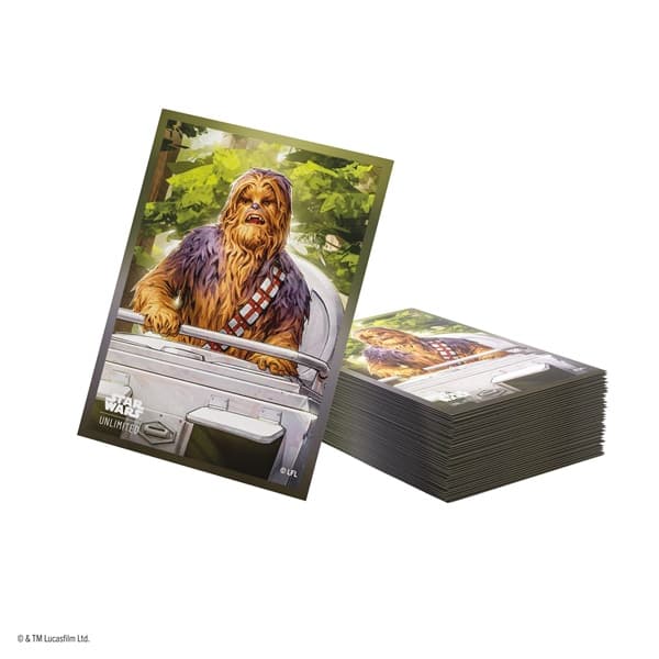 Gamegenic - Star Wars: Unlimited - Premium Art Sleeves Set 9: Homeworlds - Chewbacca (80+2 Kortlommer)