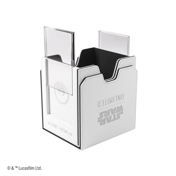 Gamegenic - Deck Box: Star Wars: Jump to Lightspeed: Unlimited Twin Suns Deck Pod - White (Hvid)/Black (Sort)