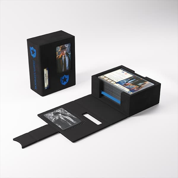 Gamegenic - Deck Box: Arkham Horror: The Card Game: Deck Tome (New Edition): Blue (BlÃ¥, Guardian)