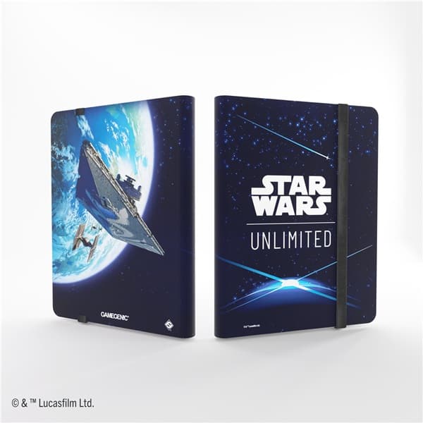 Gamegenic - Mappe: Star Wars: Jump to Lightspeed - Album 18-Pocket (Holder 360 Kort) - Card Back Blue