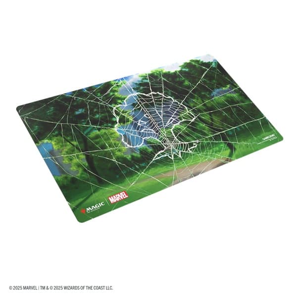 Gamegenic - SpillemÃ¥tte: Magic: The Gathering - Marvel's Spider-Man Shiny Playmat - Spider-Man Forest