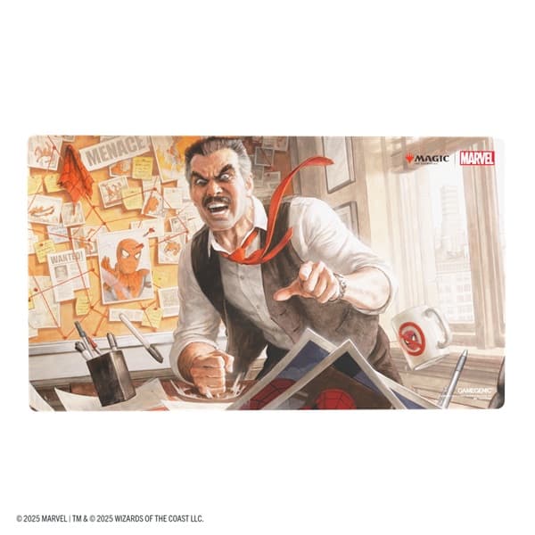 Gamegenic - SpillemÃ¥tte: Magic: The Gathering - Marvel's Spider-Man Prime Playmat - J. Jonah Jameson