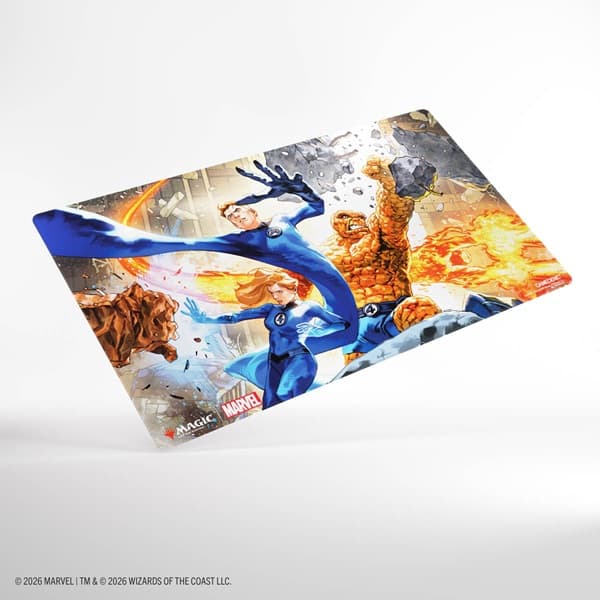 Gamegenic - SpillemÃ¥tte: Magic: The Gathering - Marvel Super Heroes Shiny Playmat - The Fantastic Four