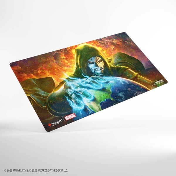 Gamegenic - Spillemåtte: Magic: The Gathering - Marvel Super Heroes Shiny Playmat - Doom Reigns Supreme