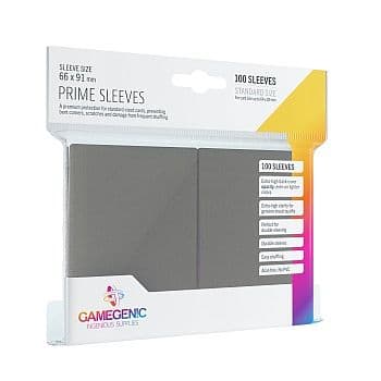 Gamegenic - Prime Sleeves: Gray (GrÃ¥) (100 Kortlommer)