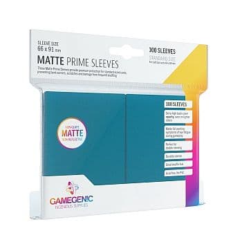 Gamegenic - Matte Prime Sleeves: Blue (BlÃ¥) (100 Kortlommer)