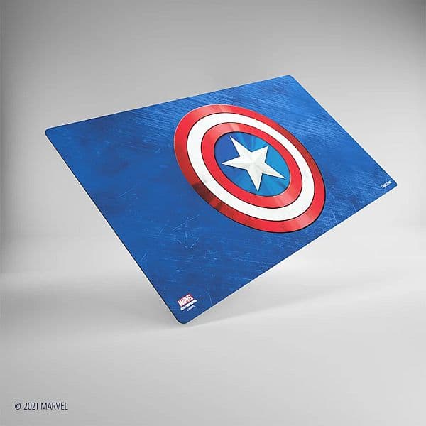 Gamegenic - SpillemÃ¥tte: Marvel Champions Prime Game Mat - Captain America