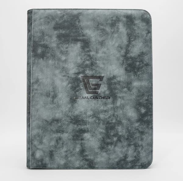 Mappe - Gemloader - Premium 9-Pocket Toploader Binder: Grey (Holder 216 kort)