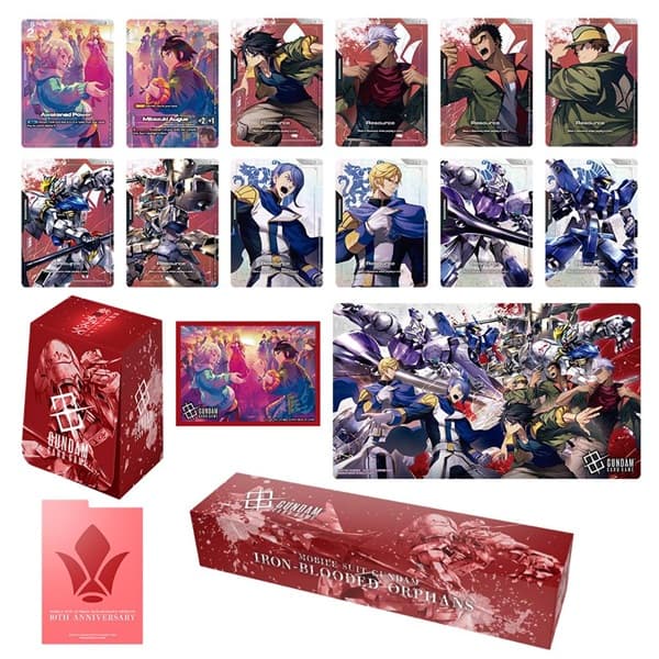 Gundam Card Game: PB02 - Mobile Suit Gundam Iron-Blooded Orphans - Premium Accessory Set