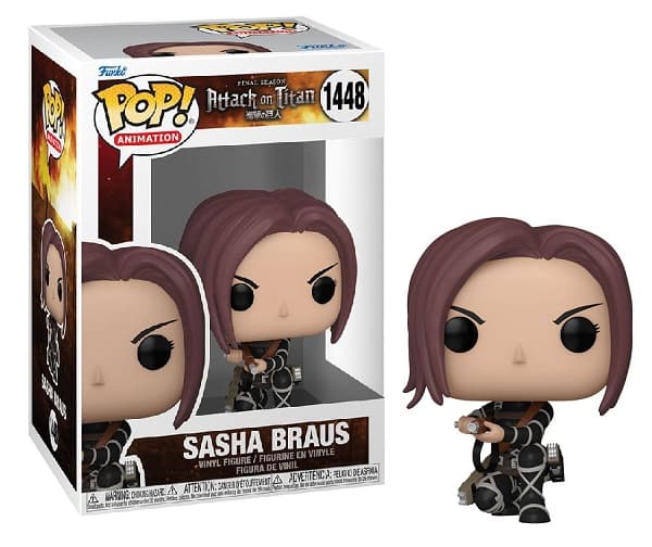 Funko pop: Attack on Titan - Sasha #1448 - Animation Vinyl Figure 9cm