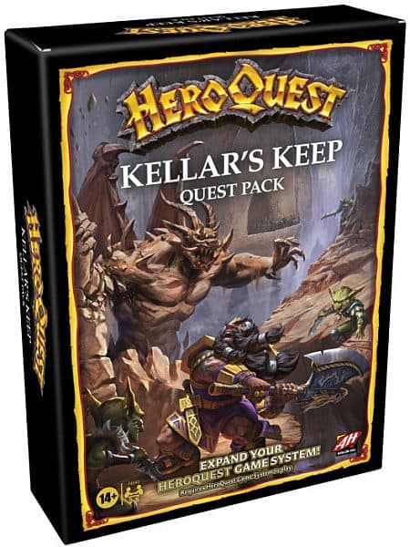 HeroQuest Game System (Engelsk, Avalon Hill): Kellar's Keep - Quest Pack Expansion