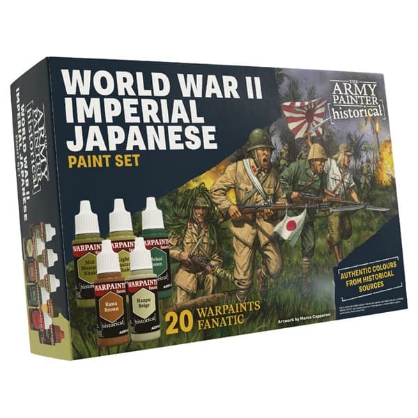 Army Painter - Warpaints Historical (Warpaints Fanatic): WWII Imperial Japanese Paint Set - WP8125P