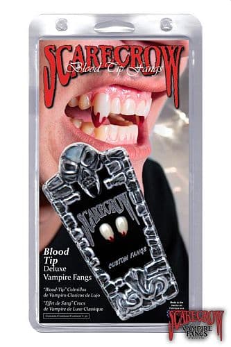 Teeth - Scarecrow: Vampire (Small - Blood tips) â Epic Armoury â Live Rollespils TÃ¦nder