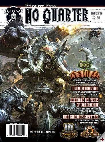 No Quarter Magazine Nr. 46 - Warmachine / Hordes (Privateer Press) PIP-NQ46 *Crazy tilbud*