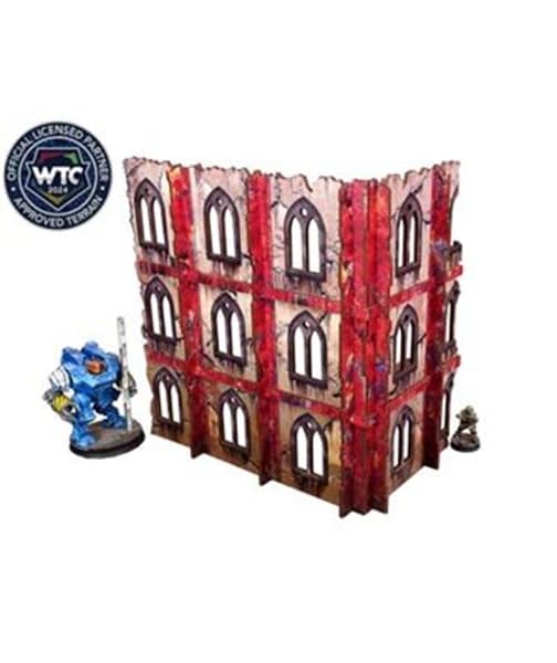 Micro Art Studio - Imperial WTC Walls High Red - Prepainted (1)