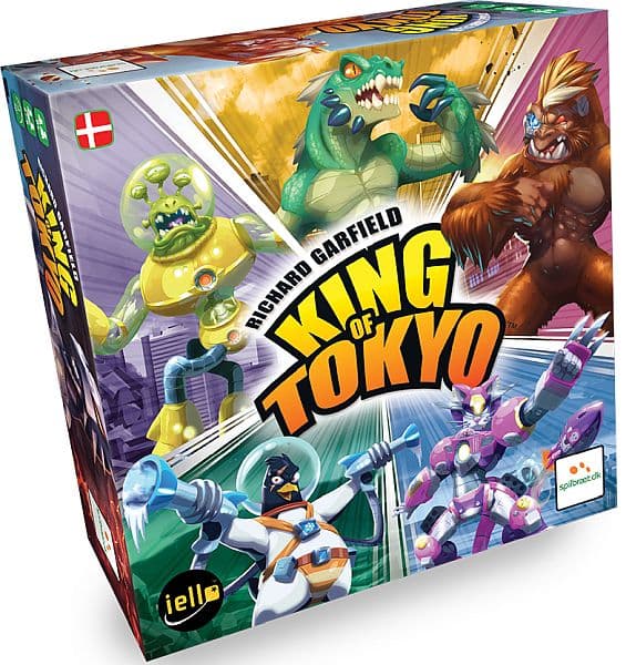 King of Tokyo - Dansk Grundspil (Iello/SpilbrÃ¦t) - Board Game by Richard Garfield