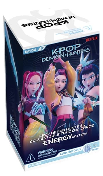 Kayou KPop Demon Hunters Collectable Cards - Series 1-A (Energy Edition) Blister - Booster Display (Box med 12 Packs)