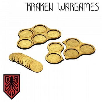Kraken Wargames - 25mm Movement Tray Pack