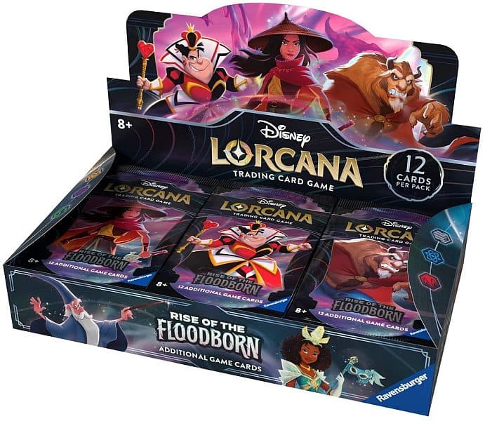 Disney Lorcana TCG: Set 02 - Rise of the Floodborn - Booster Display (Box med 24 Pakker)