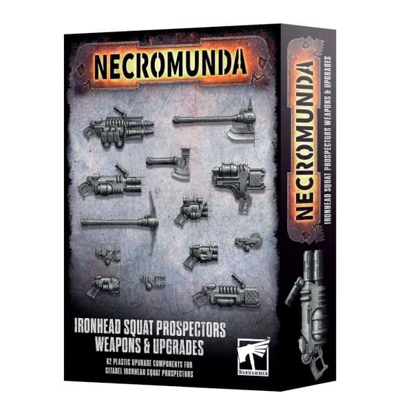 Necromunda: Box - Ironhead Squat Prospectors Weapons & Upgrades - 99120599070