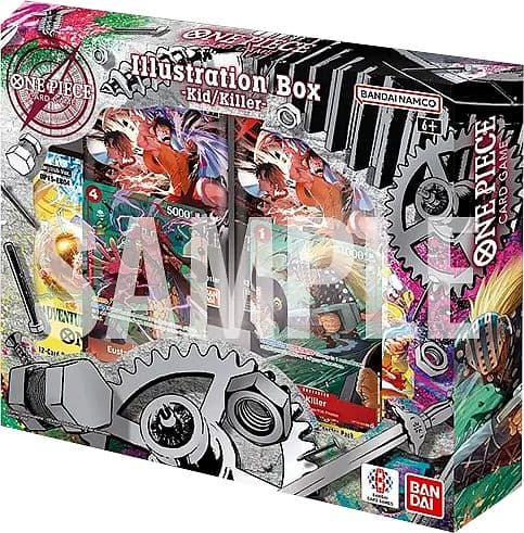 One Piece Card Game: IB08 - Illustration Box 08: Kid/Killer (4 Boosters)