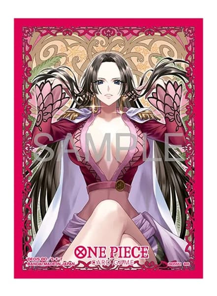 70 lommer! One Piece Card Game - Official Sleeves 13: Boa Hancock - Deck Protector Sleeves