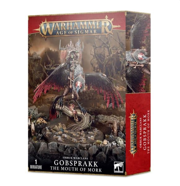 Orruk Warclans - Gobsprakk, The Mouth of Mork/Killaboss on Corpse-rippa Vulcha