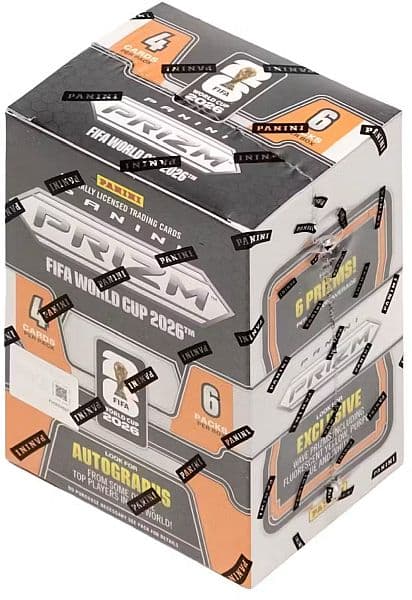 Panini Soccer Prizm FIFA World Cup 2026 - Blaster Box (Booster Display) - 1 Box med 6 Pakker