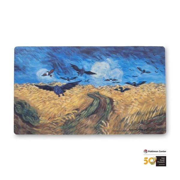 Pokemon Spillemåtte (Playmat) - Pokémon Center x Van Gogh Museum: Corviknight Inspired By Wheatfield With Crows
