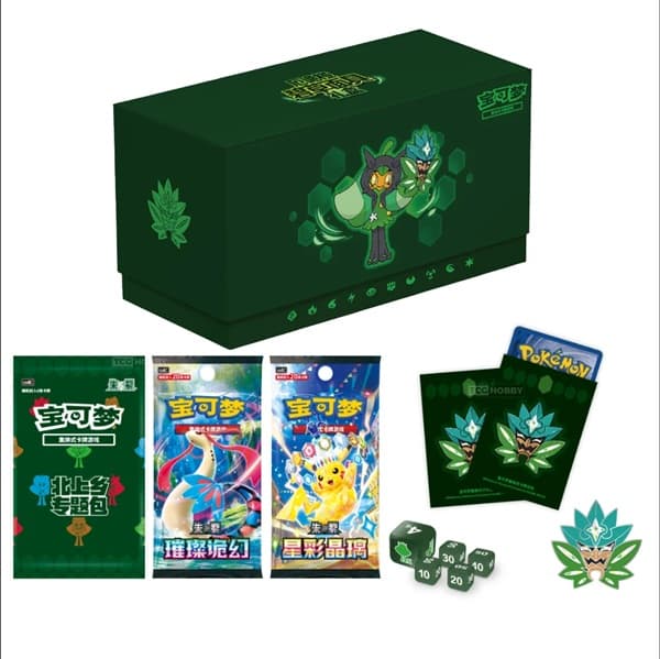 Pokemon Box (KINESISK/CHINESE) - Ogerpon Teal Mask Gift Box