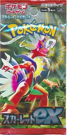 Pokemon Booster Pakke - Scarlet & Violet SV1S: Scarlet ex *JAPANSK*